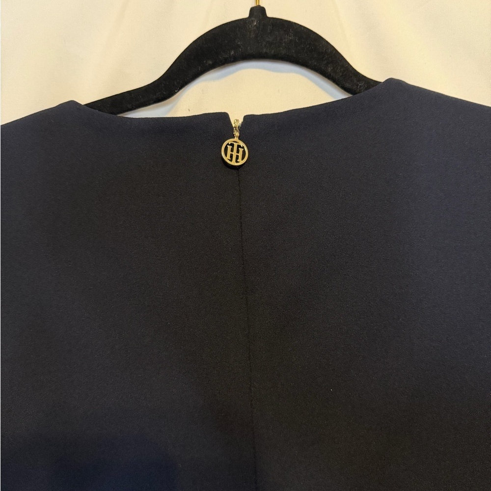Tommy Hilfiger Midi Dress with Gold Buttons - Picture 5 of 5